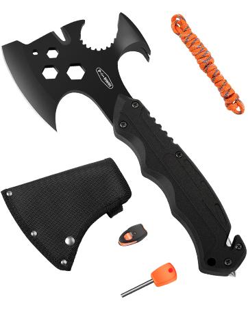 Multitool, 17-in-1 Stainless Steel Multi Tool Pliers with Self-Locking, Pocket Knife, Nylon Sheath, Professional (EDC) Multi-Tool for Survival, Camping, Hunting, Hiking, Gifts for Men