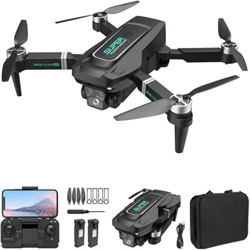 FPV RC Drone Toy (Featuring 8K-Class Imaging & Brushless Motors) — Single-Battery Version, Entry-Level, Black, Beginner-Friendly, Ideal Birthday Gift
