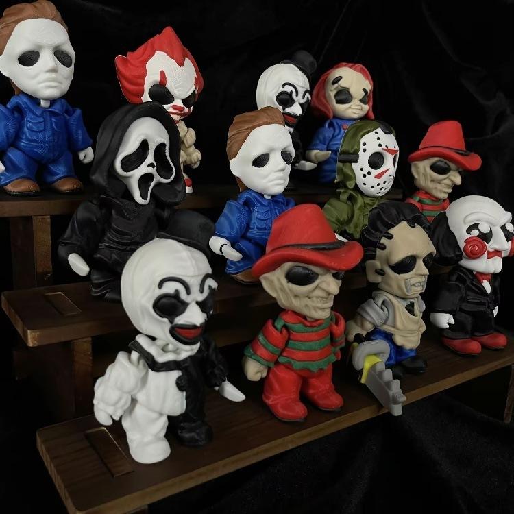 best-selling horror figure ornaments ghost doll series Easter gift decoration 3D printed Halloween toy