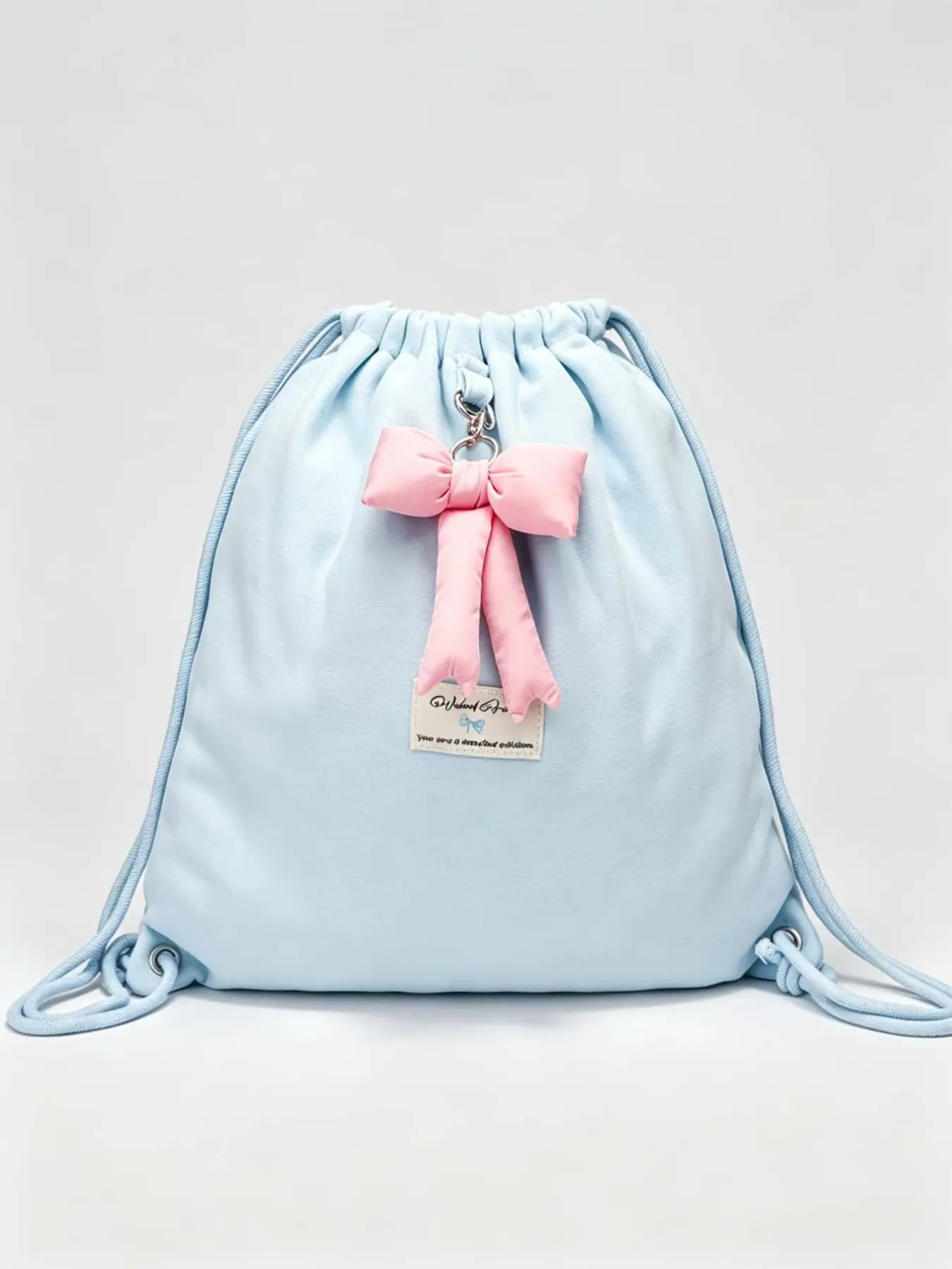 Korean Style Original Drawstring Backpack, Large Capacity Casual Bag, Travel Essential, Outdoor Hiking, Weekend Overnight