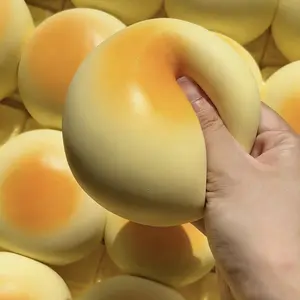 Simulation milk bread Squeeze Taba Squishy Toy Safety and health Food-grade silicone material Squeeze Toy Soft Relief Slow