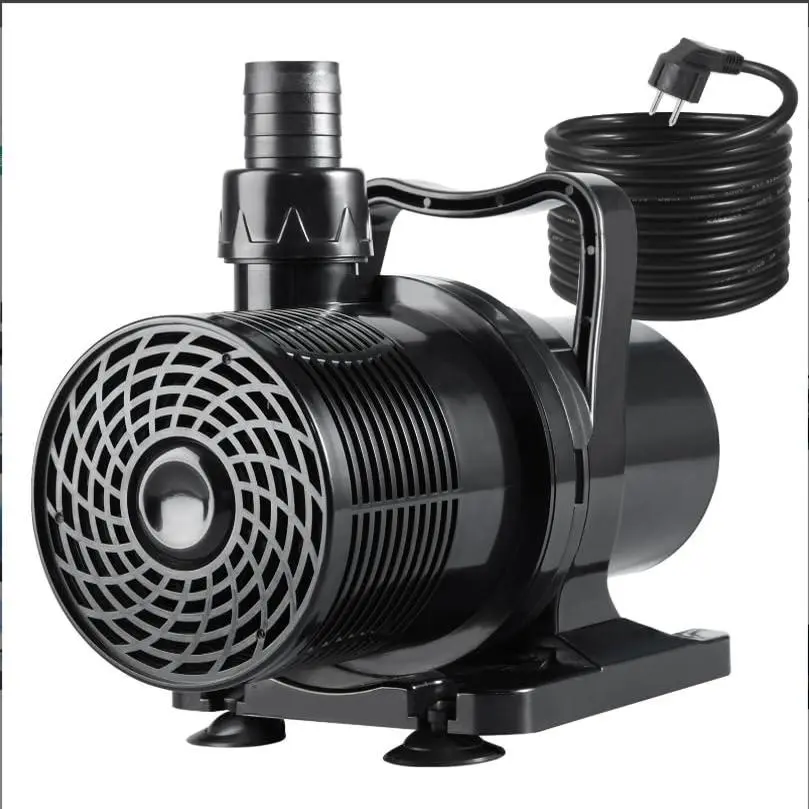 Garvee High Flow Quiet Submersible Water Pump, 130w to 200w Multiple Power Options, for Aquarium Pond Pool Water Circulation Filtration