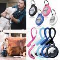 Airtag Leather Keychain Holder with Hand Straps, Airtag  Hand Straps Case Anti-Scratch Key Chain for Air Tags, Accessories