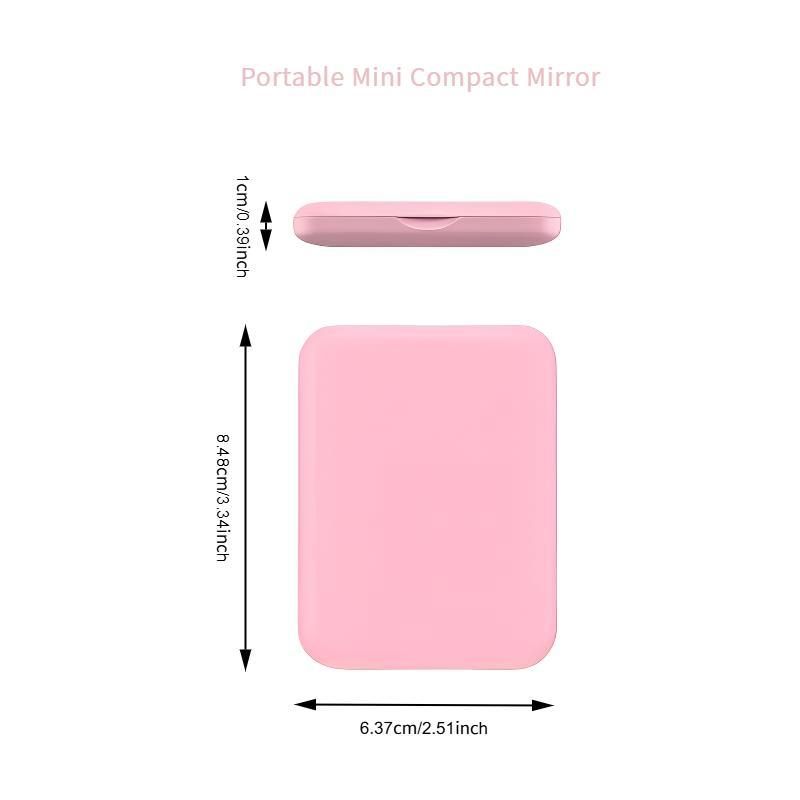 Handbag Makeup Mirror, Travel Hand Mirrors: 1x/3x Magnification, LED Lighted, Pocket-Sized for Women & Girls, Travel-Friendly (Great for Christmas & Thanksgiving Gifts)