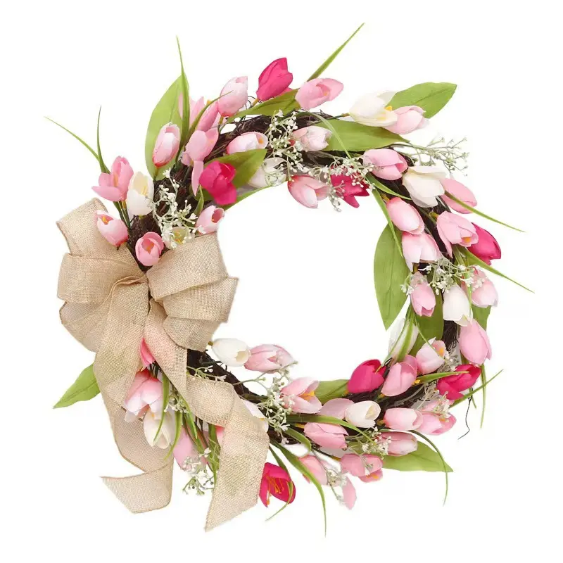 handmade floral wreath,Lemon wreath, summer artificial wreath, eternal flower wreath, door hanging, wall decoration, Christmas gift, for relatives, friends, couples, holiday decoration Decorative Fruit,Dragon