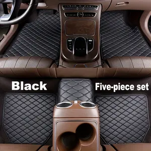 5 Piece Universal Car Mats, Easy to Clean Artificial Leather, Suitable for Various Vehicles, Perfect Gift for Holidays