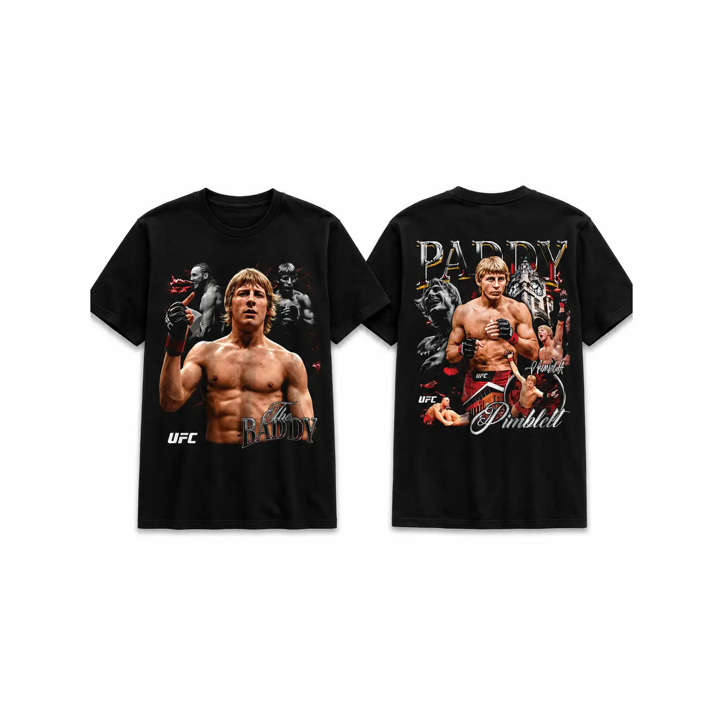 UFC Paddy Pimblett Unisex Cotton Tee, Paddy Pimblett "The Baddy" Tee, UFC Sports Shirt, UFC Vintage Cotton Tee, UFC Merch, Vintage Casual Style Gift sohochic