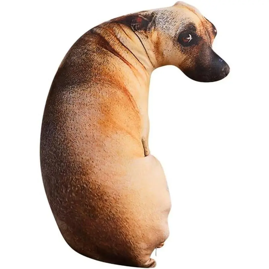 Dog Pillow, 3D Realistic Shiba Inu Plush Throw Pillow, 19.7 inch | Realistic Shiba Inu Pillow, Soft Push Filling, Cozy Decor For Sofas, Beds And Chairs, Gift For Kids and Adults