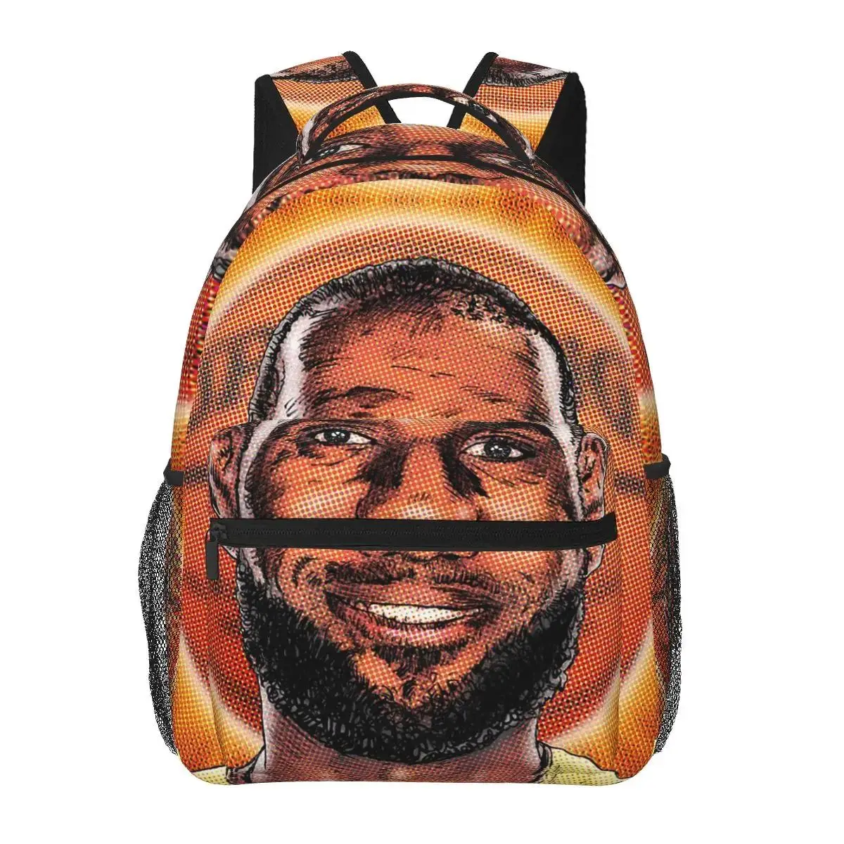 All Time LeBron The King James Backpack Student Boys Girls BookBagSchool Bag Computer Shoulder Bags for Men Women