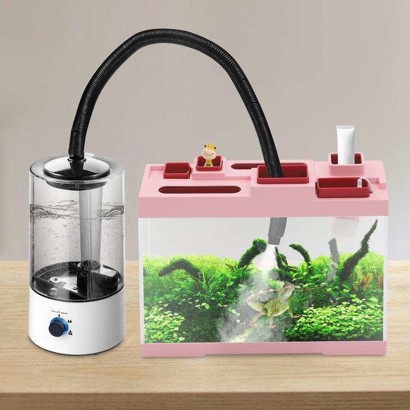Reptile Humidifier 4L Pet Humidifier Reptile Fogger with Tube, Mist Humidifier for Pet, Humidifier Machine Fogger Humidifier for Reptile Amphibians Herps Snakes Turtles