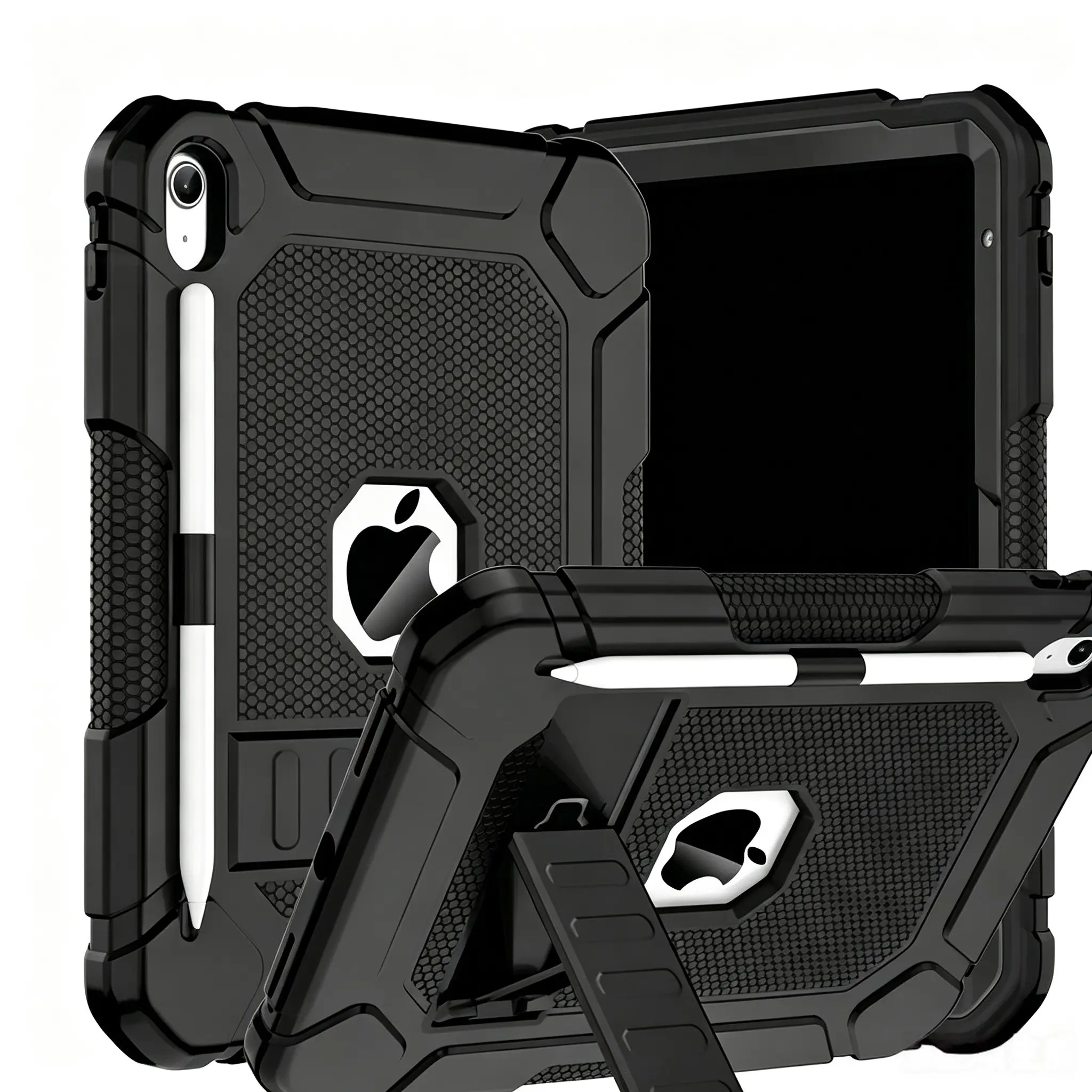 Lightweight Shockproof Tablet Case for iPad 5th/6th/air1/air2, 7/8/9th, 10/11th, Multi-Color Options, with Stand and Pen Holder, Tablet Covers
