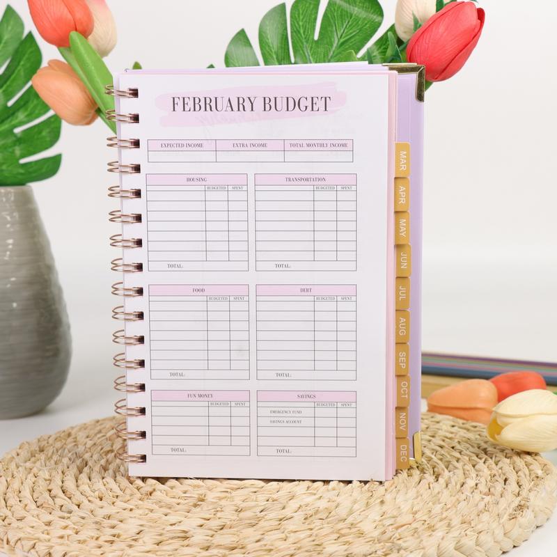 2026 Soft Lavender All-in-One Planner: Elegant Spiral-Bound Organizer with Luxe Gold Accents – Complete with Yearly Overviews, Monthly Spreads, Weekly Breakdowns & Daily Pages to Keep Your Life Organized in Understated Style