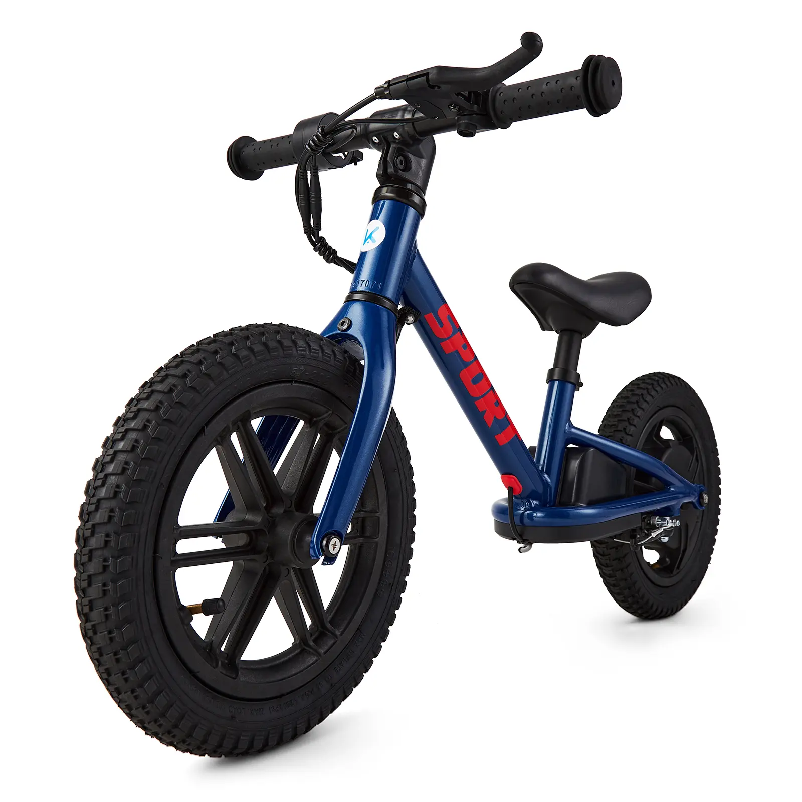 Powerful 24V 100W Electric Balance Bike for Kids – 12" E-Dirt Bike, Inflatable Tires, Adjustable Seat, Training Wheels Option, Ride On
