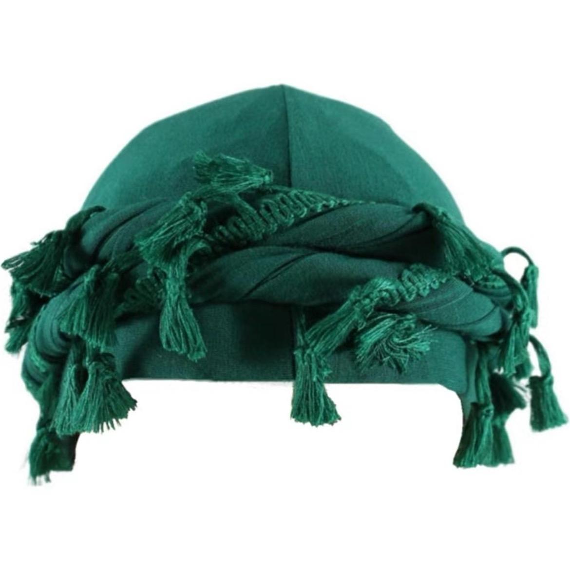 Stylish Vintage Twist Head Wrap for Women and Men - Luxurious Satin-Lined Turban Cap with Halo Design