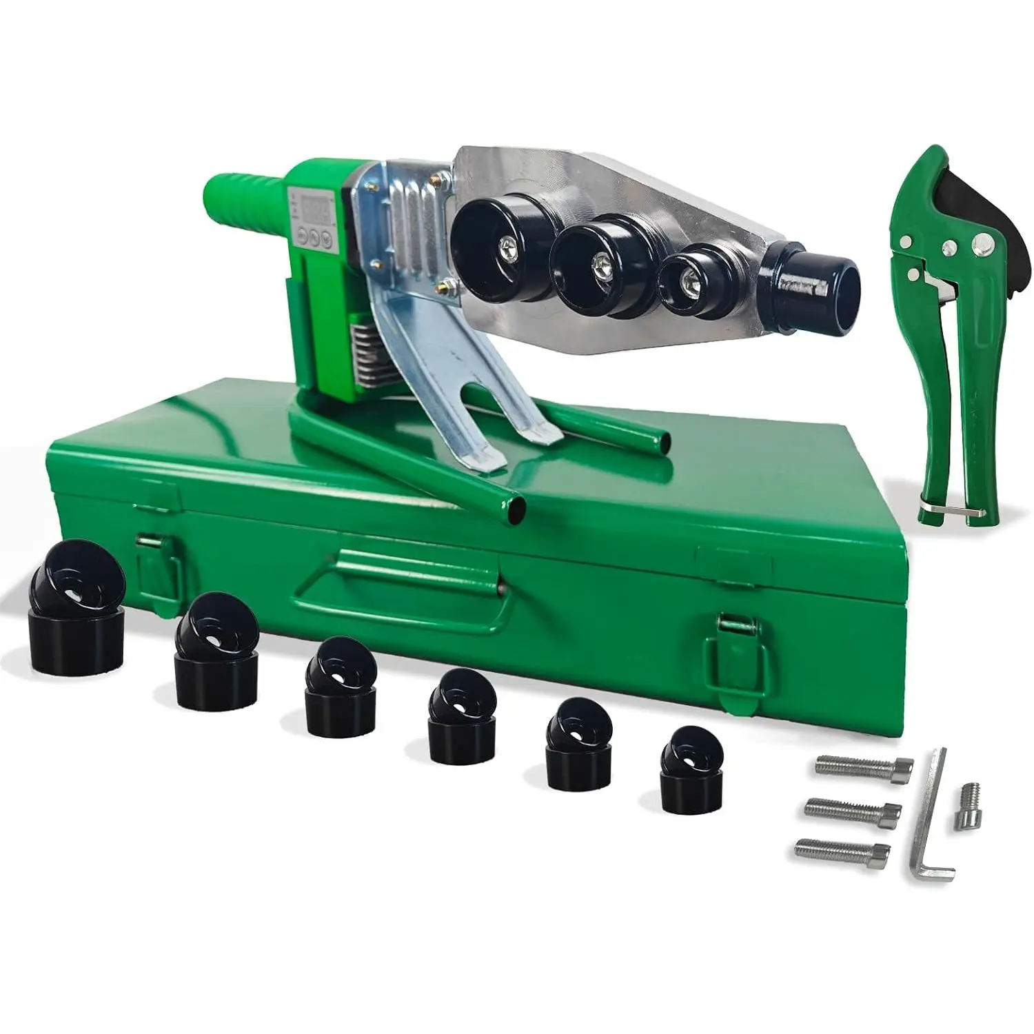 Plastic Water Pipe Welder  PP, PP-R, PE, PP-C - Poly Pipe Fusion Machine - PVC Pipe Heater - 110V Pipe Welding Equipment