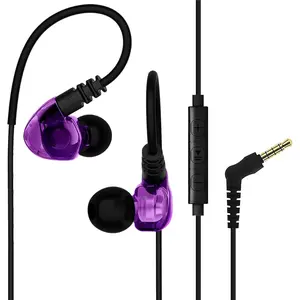 Headphones Wired Over Ear In-ear Earbuds for  Women Small Ears Comfortable, Earhook Earphones for Running Exercise Jogging, Ear Buds with Microphone and Volume for Cell Phones