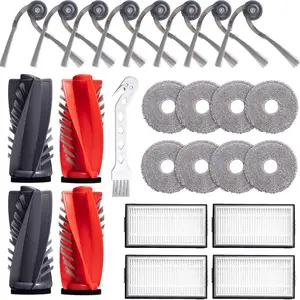 Roborock Saros 10r Replacement Parts and Accessories, 24-Piece High-Quality Set, Enhances Cleaning Performance, Robot Vacuum Accessories