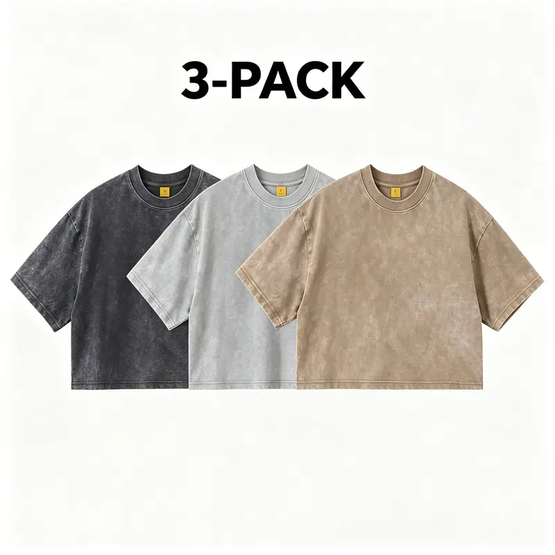 2026 Women Vintage Washed Crop T Shirts, 230G 100% Combed Cotton Distressed Retro Crew Neck Short Sleeve Tees, Y2K Hot Girl Cropped Tops European Sizes