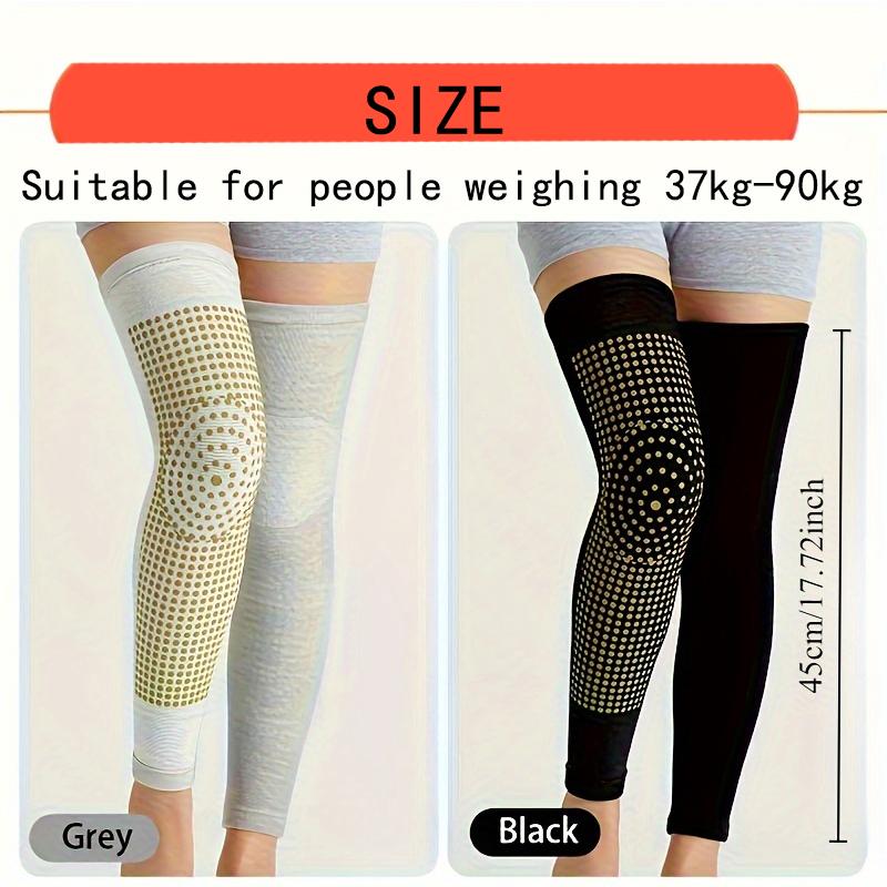 Double-sided Massage Points Knee Pads, 1 Pair Warm Knee Wrap, Knee Support for Elderly & Air-conditioned Rooms, Sports & Outdoor Accessories, Christmas, Christmas Gift, Knee Pads Knees