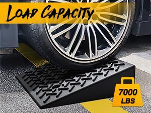 Nilight Rubber Curb Ramps, 6.3" Rise Height Heavy Duty Rubber Threshold Ramp, Portable Driveway Ramps for Cars Wheelchairs Scooter Lawn Mower, 7000lbs Load Capacity, 2 Pack Black dealsforyoudays Nilight Rubber Curb Ramps, 6.3" Rise Height Heavy Duty Rubber Threshold Ramp, Portable Driveway Ramps for Cars Wheelchairs Scooter Lawn Mower, 7000lbs Load Capacity, 2 Pack Black dealsforyoudays