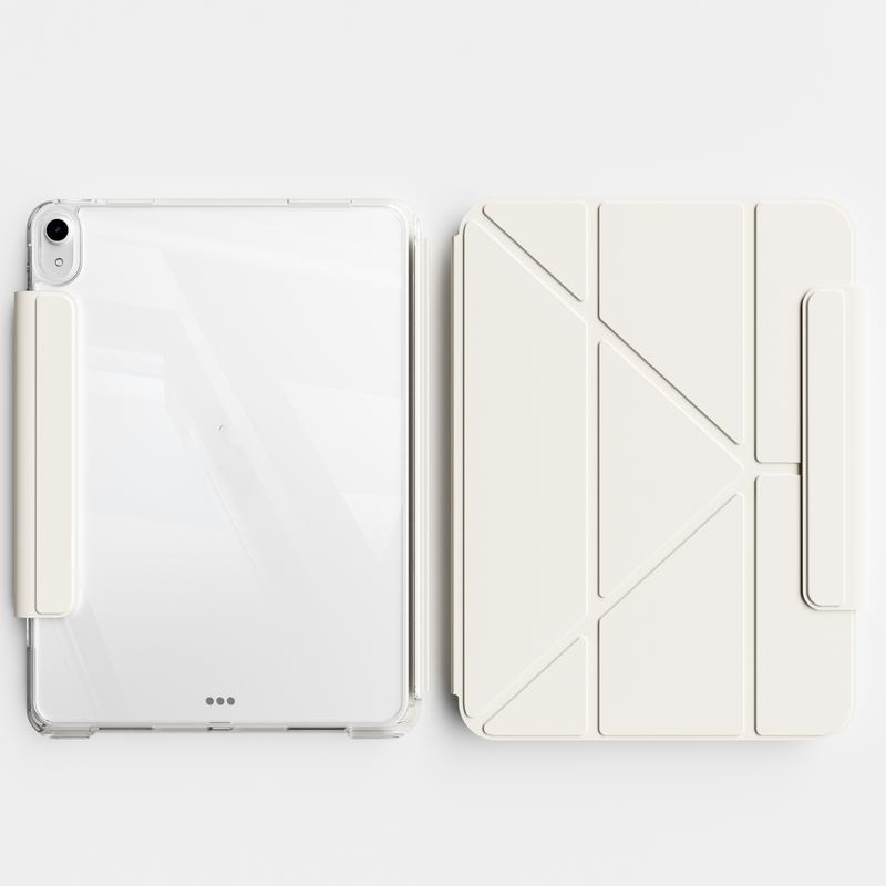 KENKE 2 in 1 Detachable Acrylic Tablet Case with Clasp, Auto Sleep/Wake Tablet Protective Cover, Tablet Casing, Tablet Accessories Compatible with iPad