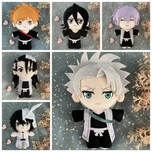 Anime BLEACH Kuchiki Byakuya Ulquiorra Cifer Kurosaki Ichigo Cosplay Plush Doll Toy Cute Soft Stuffed Pillow Kids Gift 20cm