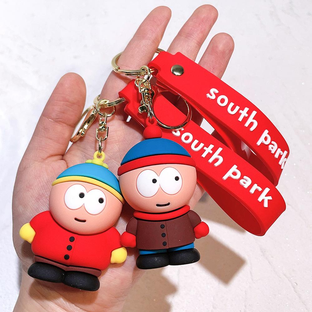 South Park keychain, South Park figurine, couple pendant, small gift for claw machines