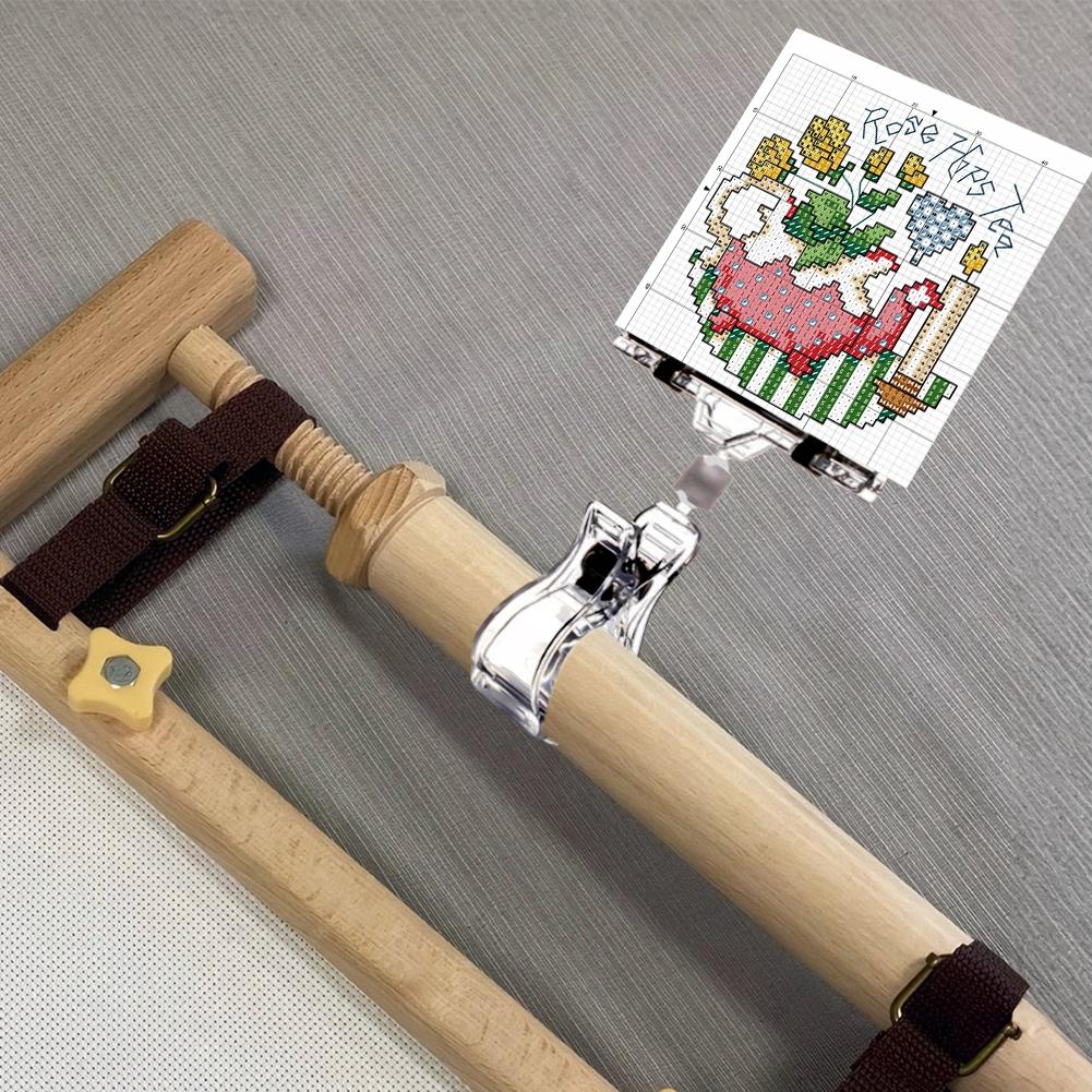 5pcs Crochet Pattern Chart Holder Knitting Pattern Holder Cross Stitches Pattern Holder for Embroidery & Crafting