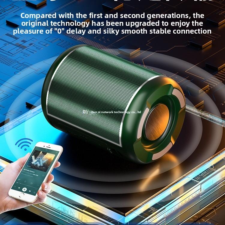 Wireless Bluetooth Speaker Loud Bass Waterproof Outdoor U Disk Mini FM Radio Portable for Car