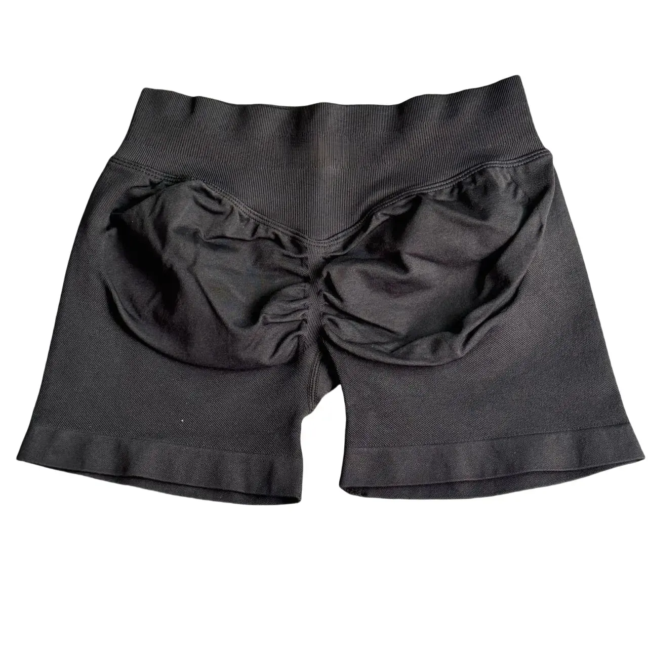 Impact Shorts with Logo 4.5'' Low Waist Seamless Yoga Shorts Scrunch Bum Gym Shorts Workout Biker Short Stretch Fitness ShortYoga clothes, 0-degree comfort, skin-friendly