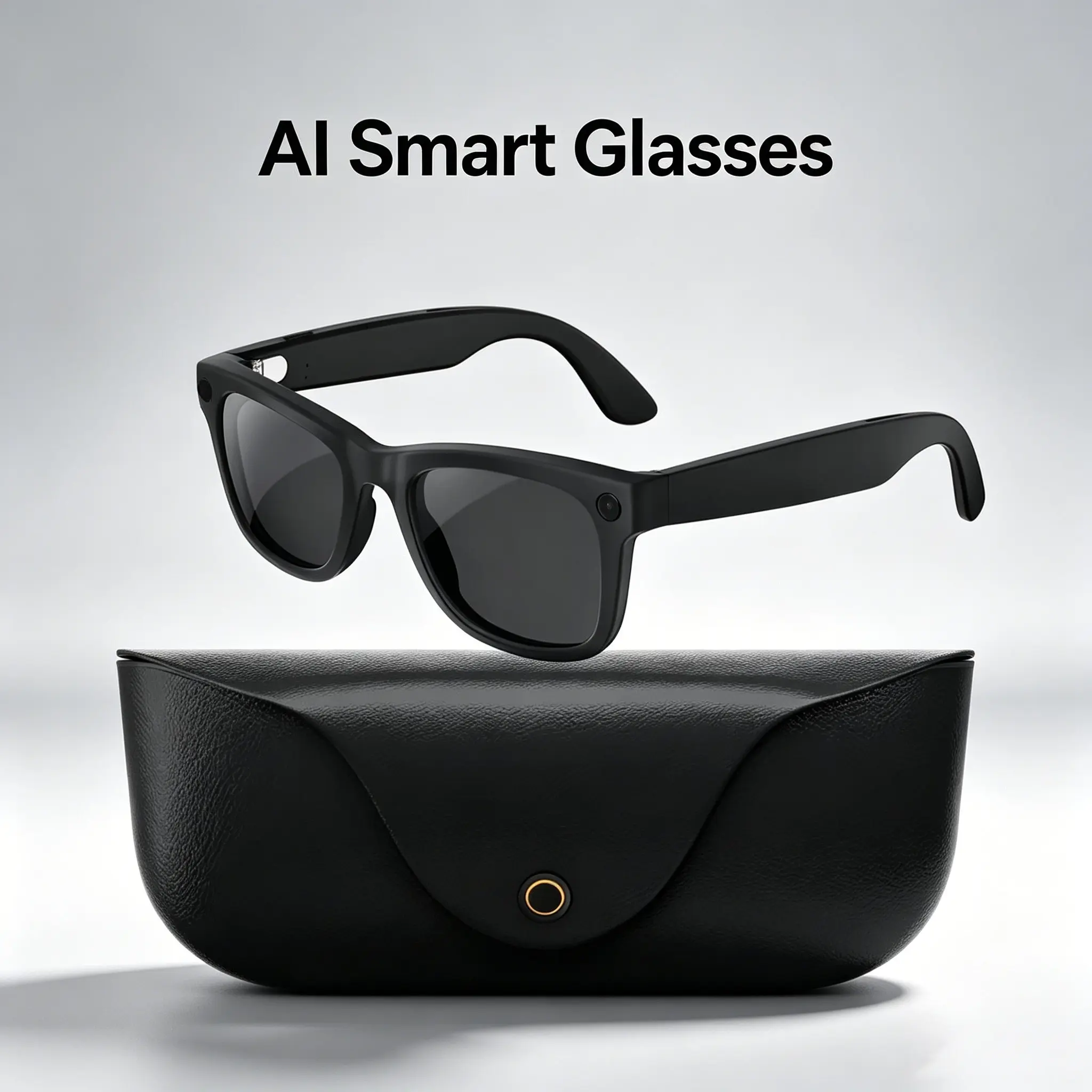 Next Generation Ai Smart Glasses, Bluetooth-compatible Calling, Photo, Video, Audio Recording, HD Technology, Built In Battery, Charging Box Included