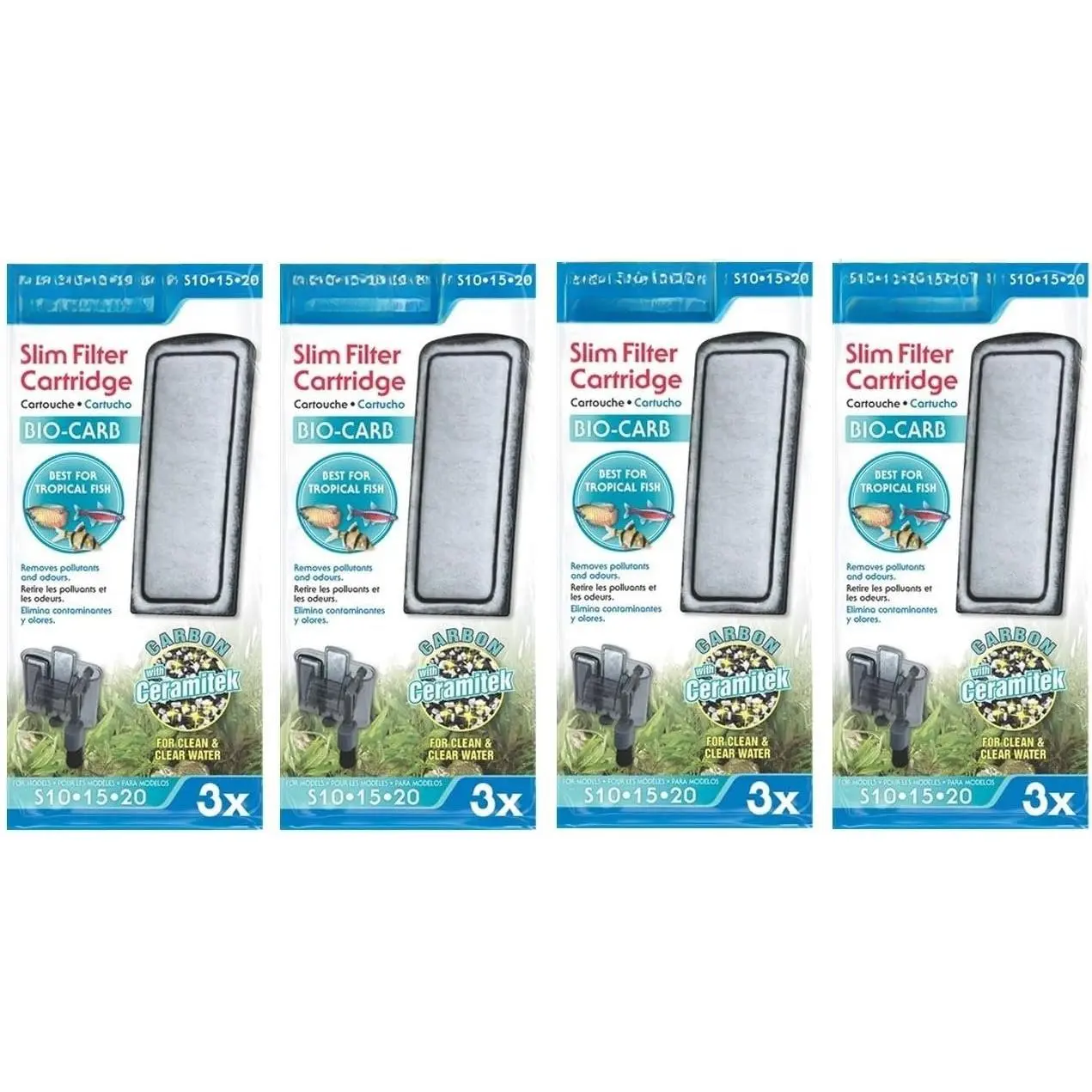 Slim Filter Carbon Plus Ceramic  (12-Count)