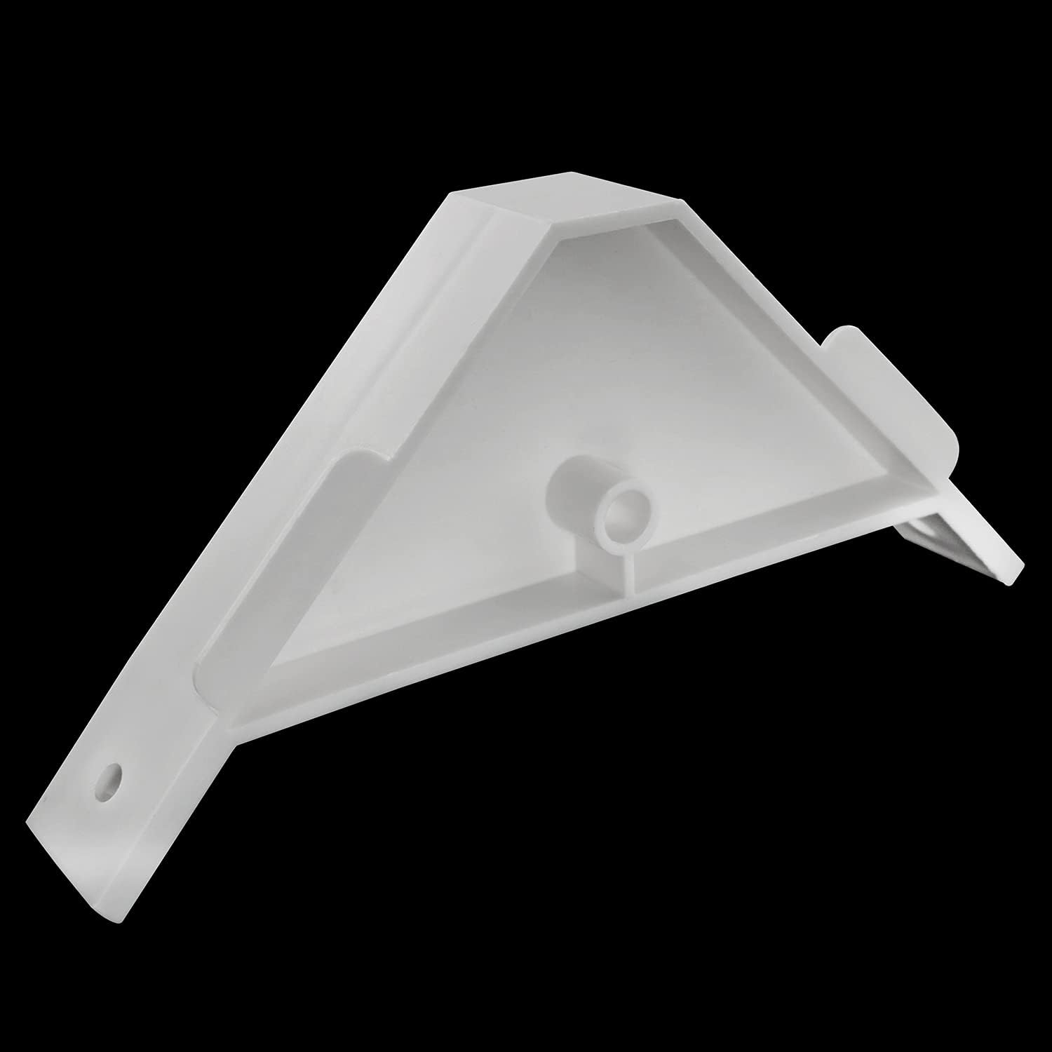 12 count 90 Cabinet Triangle Bracket Plastic White Corner Support Braces for Furniture Cabinets and Other Accessories 12 count 90 Cabinet Triangle Bracket Plastic White Corner Support Braces for Furniture Cabinets and Other Accessories