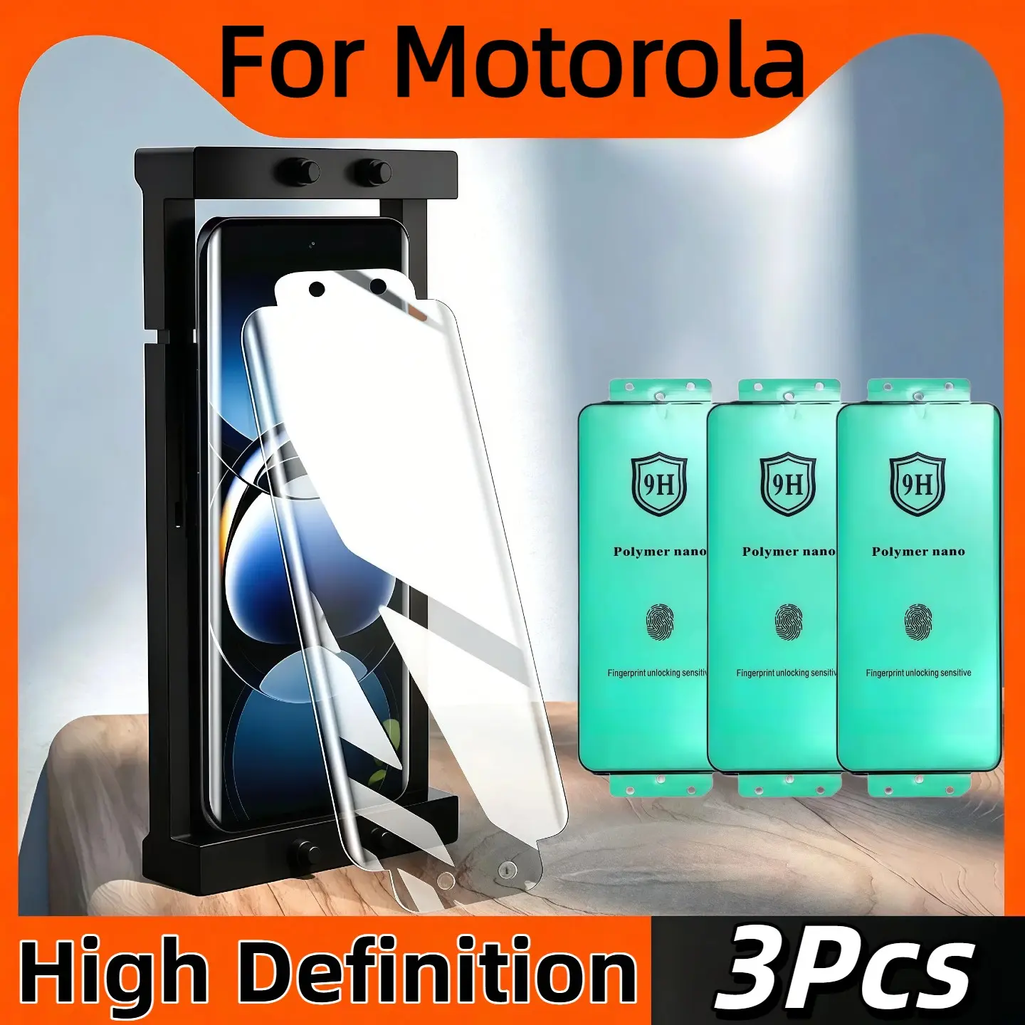 3-Pack Motorola Screen Protector, HD Ceramic Film, Easy Install, Bubble-Free, Scratch-Resistant, for Edge40/x40/edge 40pro/x30pro/edge 30ultra/s30pro/edge 30fusion