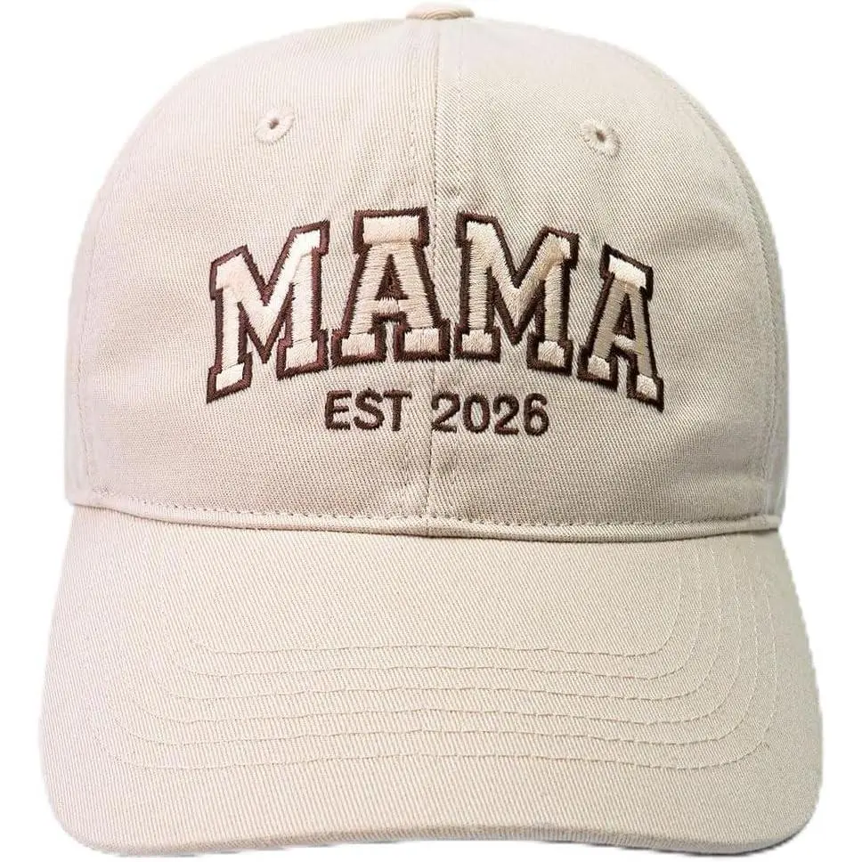 2026 Hat, New Mom Gift, Frist, Embroidered Mama Cap for Women, Gift for New Moms