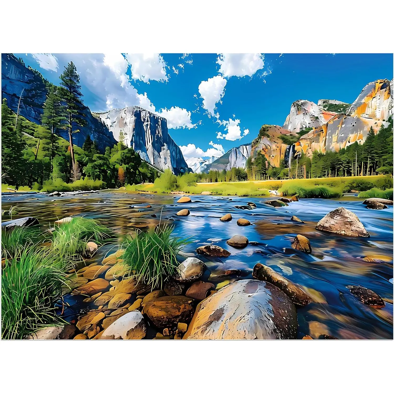Puzzle for Adult 500 Piece Puzzle Mountain Lake Landscape Puzzles Scenery, Jigsaw Puzzles Scenic, Art Home Decor DIY Funny Challenging Game Toy for Mom, Wife, Friend