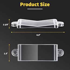 Light Switch Guard Cover- Light Switch Outlet Covers for Flat Wall Switches-Child Safety Protection(Clear,6 Piece) Light Switch Guard Cover- Light Switch Outlet Covers for Flat Wall Switches-Child Safety Protection(Clear,6 Piece)