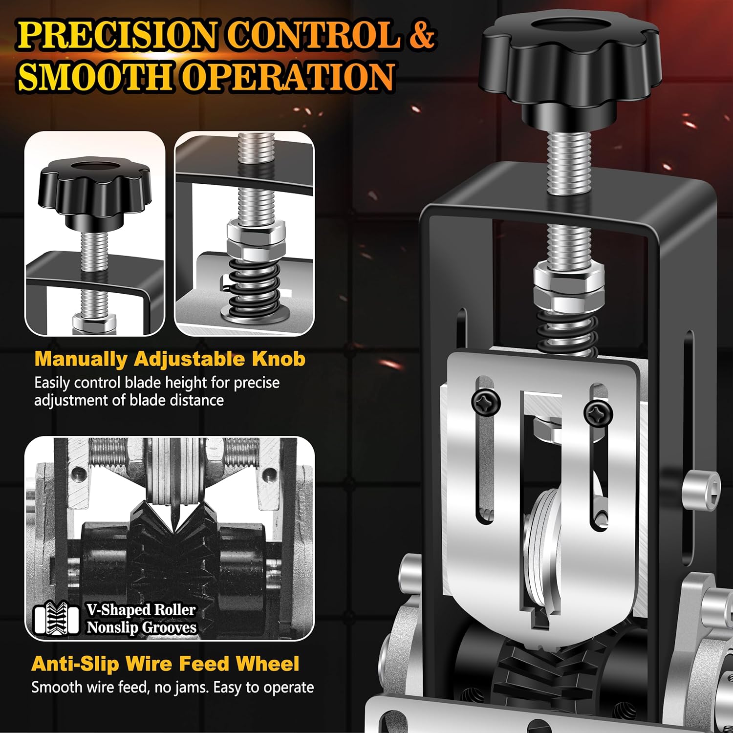 Manual Wire Stripper Machine, 1 Set Adjustable Wire Stripper Machine, Drill Powered Cable Wire Peeler Stripping Tool for Scrap Copper Wire Cable Recycling