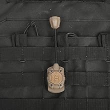 Tactical Helmet Light with White Red IR LED Task Lamp, Military Helmet Accessories Mount for Mich Fast Helmet Molle System Picatinny Rail, Survival Signal Light for Outdoor Hunting