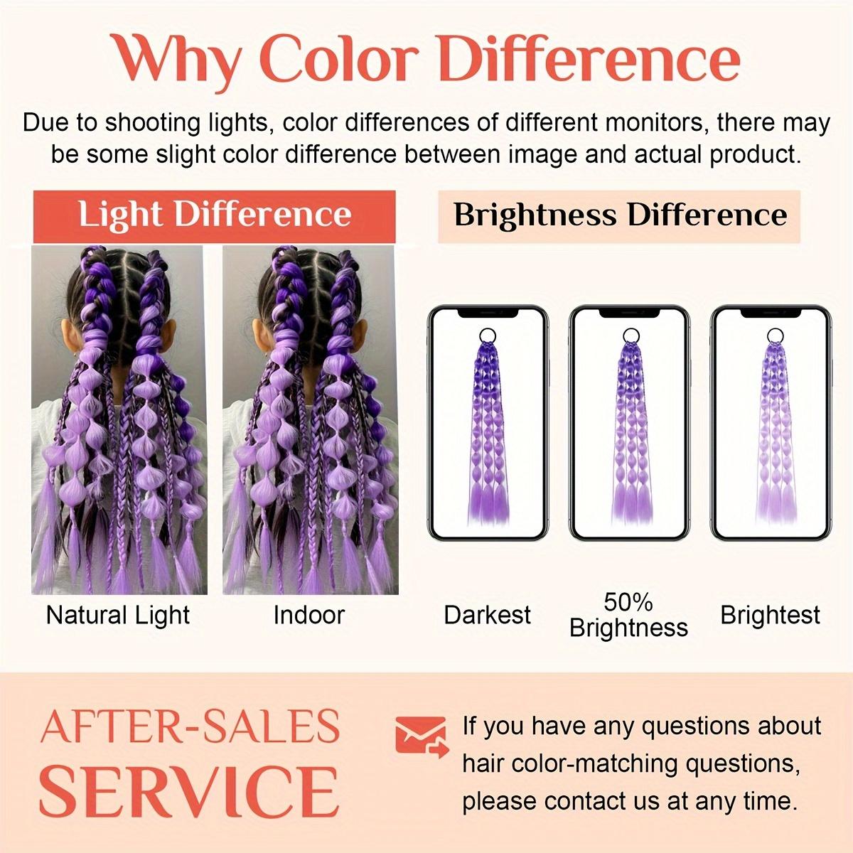 1PCS Y2K Fashion Bubble Braid Synthetic Ponytail Extension - Elastic Hair Accessory, various styles suitable for women, suitable for all occasions, Carnival/Mardi Gras/Masquerade