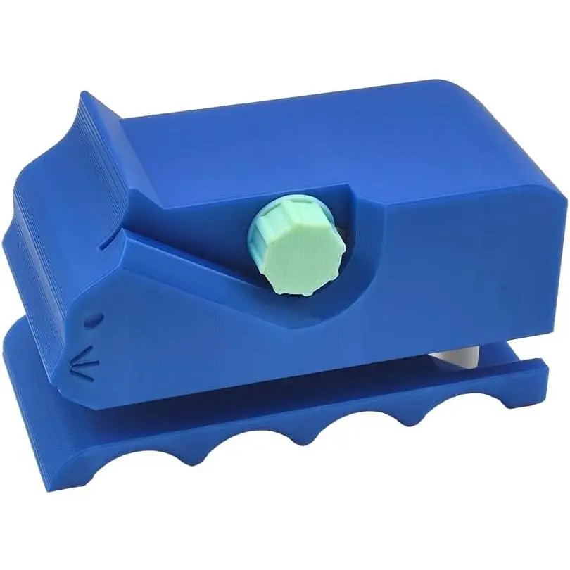 Cardboard  for  Scratchers,DIY Cardboard  Tool, Handheld Cardboard  Tools for Making   Board  Bed (Blue)