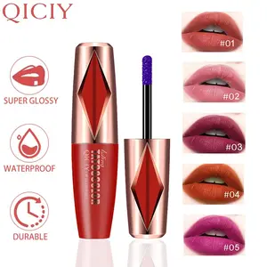 Peel Off Tattoo Lip Tint Gloss, Waterproof Kiss Proof No Transfer Semi Permanent Lip Makeup, Gentle Nourishing High Pigment Multi Shade Long Lasting Lip Gloss