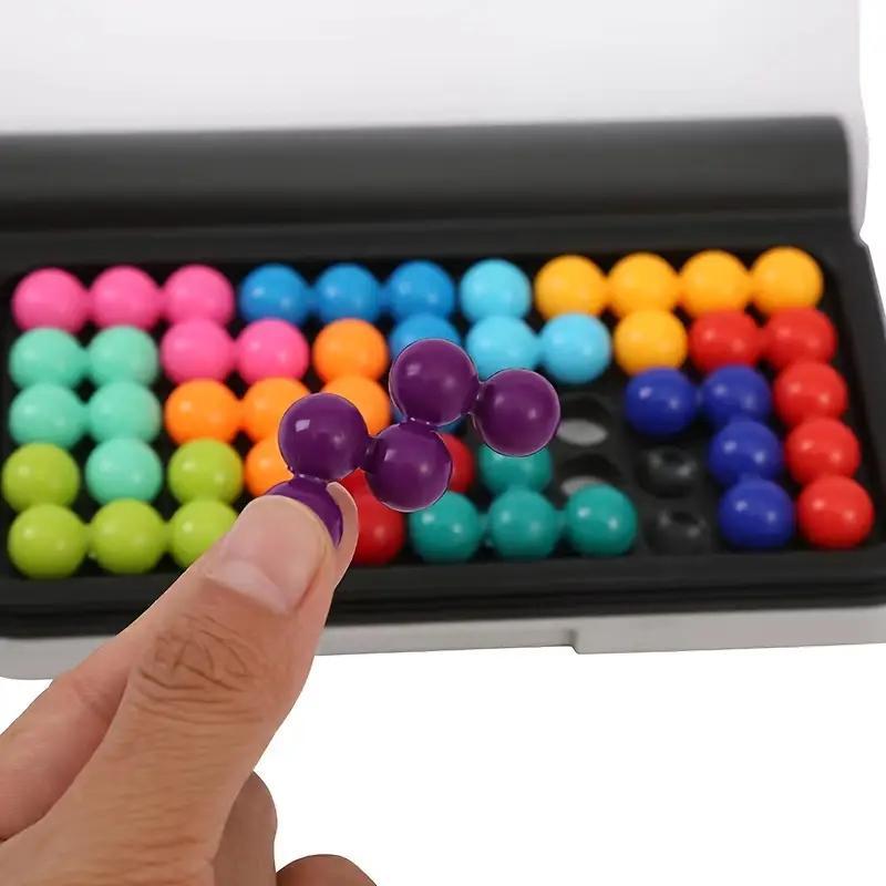 3D Puzzle Logic Space Toy, Colorful Beads Game, DIY Brain-Training Educational Toy for Kids, Birthday Gift, Montessori Puzzles Gift #GLOBAL PICKS