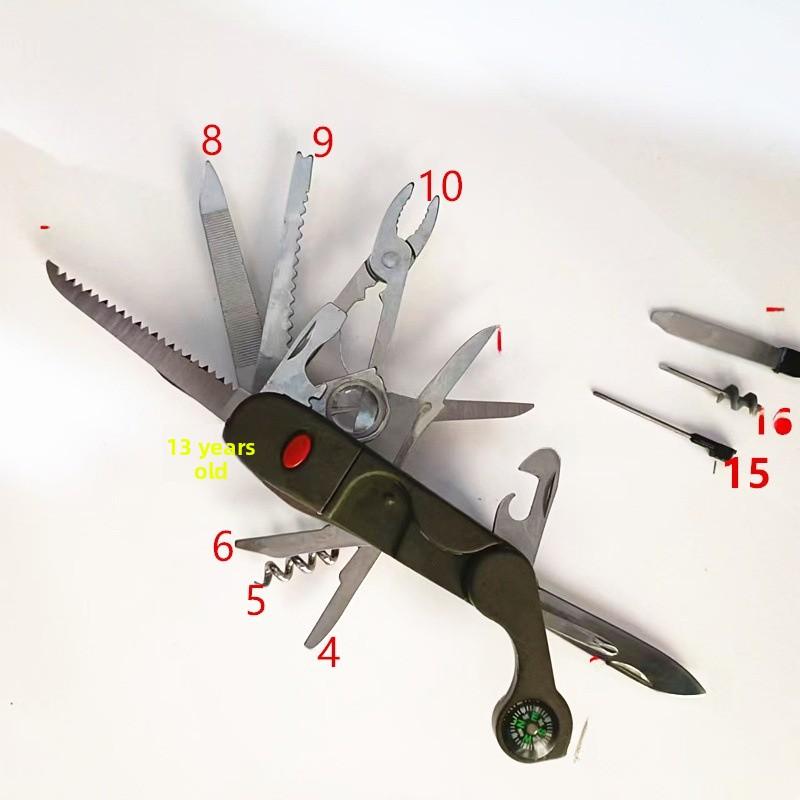 Vevor Multifunctional Folding Knife 17 in 1 Portable Outdoor Utility Knife Sharp Mini Pocket Knife for Camping Survival EDC Tools Set Vevor Multifunctional Folding Knife 17 in 1 Portable Outdoor Utility Knife Sharp Mini Pocket Knife for Camping Survival EDC Tools Set