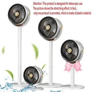 Summer Bestseller Eco-Friendly S34 Floor Fan, Manual 360° Rotation, Portable Outdoor Fan, Rechargeable Rotating Fan, Rechargeable Cooling Fan, Ideal Summer Essential, Easy Assembly, Portable Fans Rechargeable