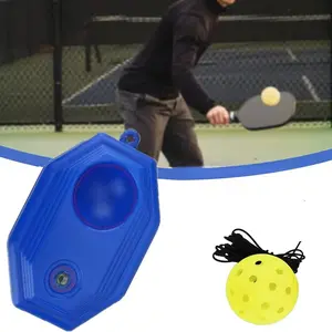 Pickleball Trainer Self Practice Training Aids Match Buddy Equipment with High Elastic Strings Launcher Rebounder Accessories for Pickle Ball Lovers Gifts