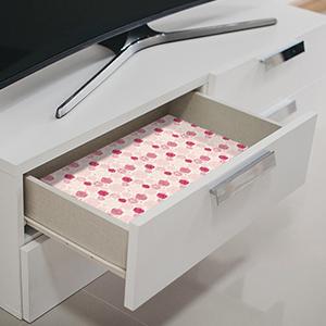 LA BELLEFÉE Linen Scented Drawer Liners 15 Sheets, Dresser Drawer Liner Drawer Paper Liner Gift for Women, Drawer Liners for Dresser, Shelf, Cabinet, Bathroom, Closet, Shoe Chest