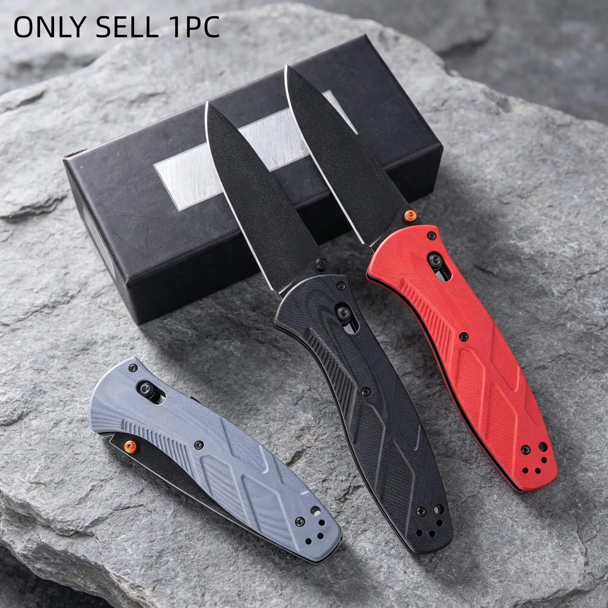 Multifunctional Folding Knife, Non-Slip Handle, Lightweight Durable Edc Pocket Knife, Ideal for Picnic Camping Fishing, Men's Gift