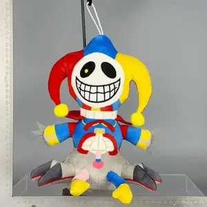 Poppy Playtime Chapter 5 1006 Prototype Clown Plush Toy, 26cm Horror Game Character Stuffed Doll, Soft Huggable Plushie for Kids & Fans