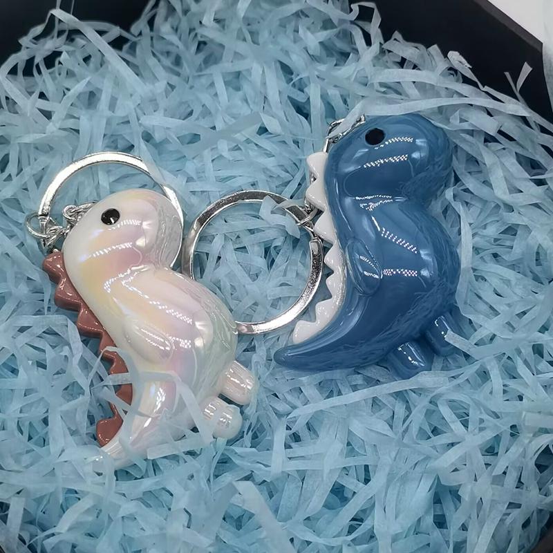 Cute Dinosaur Design Keychain, High Quality Acrylic Animal Pendant Key Ring for Men & Women, Creative Gift Idea, Car Items, Keychain for Bags, DIY Acrylic Keychain
